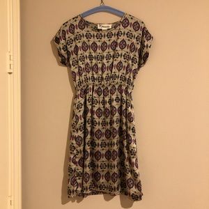 Francesca’s patterned dress